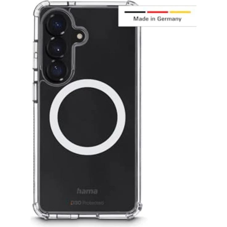 Hama 016004 Extreme Protect Cover für Samsung Galaxy S26, transparente magnetische Handyhülle – Bild 5