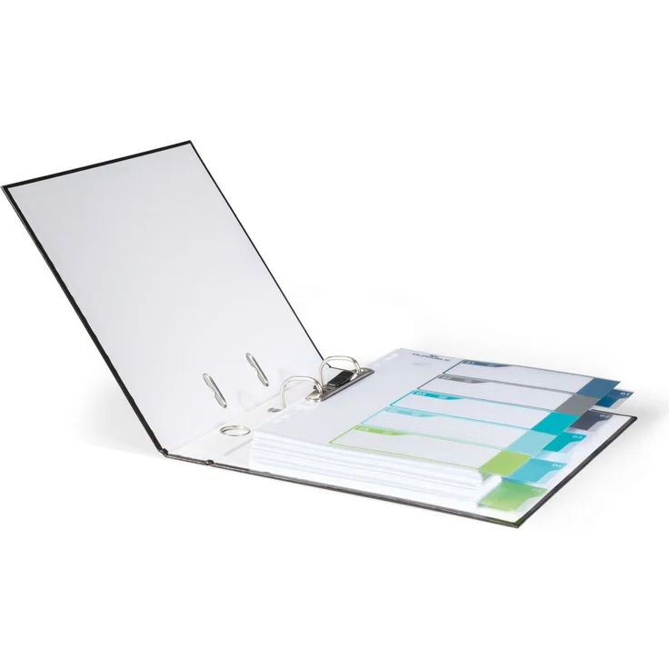 DURABLE Aktenordner, PP, 270 my, Universallochung, farbig sortiert, A4+, 5 Stück