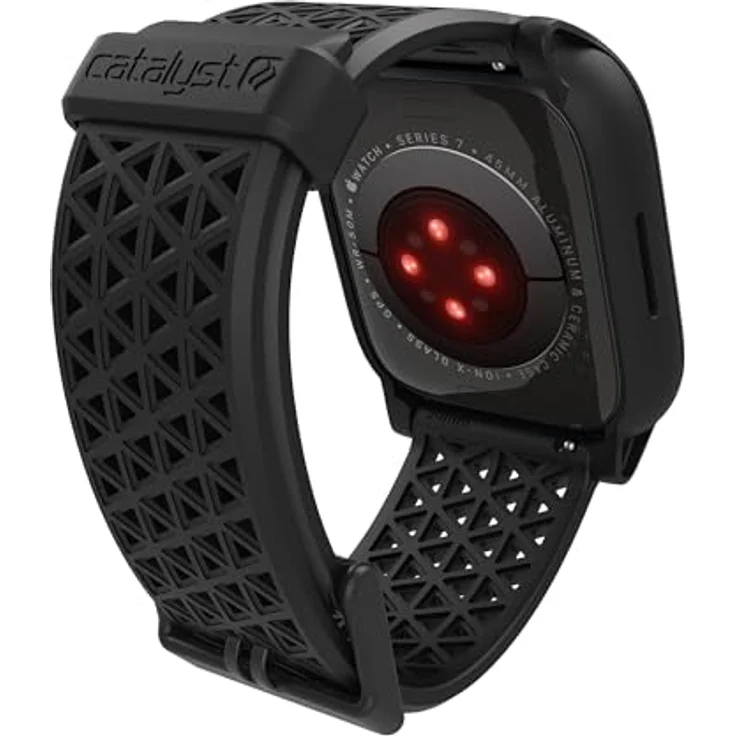 Catalyst Active Defense Case Apple Watch Series 45mm (Series 7/8 / 9) Stealth Black, Wearables-Zubehör aus Nylon – Bild 5