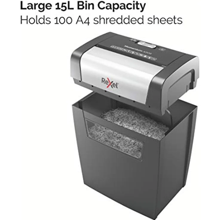 Rexel Niszczarka Momentum X308-2104570EU, Aktenvernichter mit hochwertiger Qualität, einfacher Bedienung und hoher Langlebigkeit – Bild 4