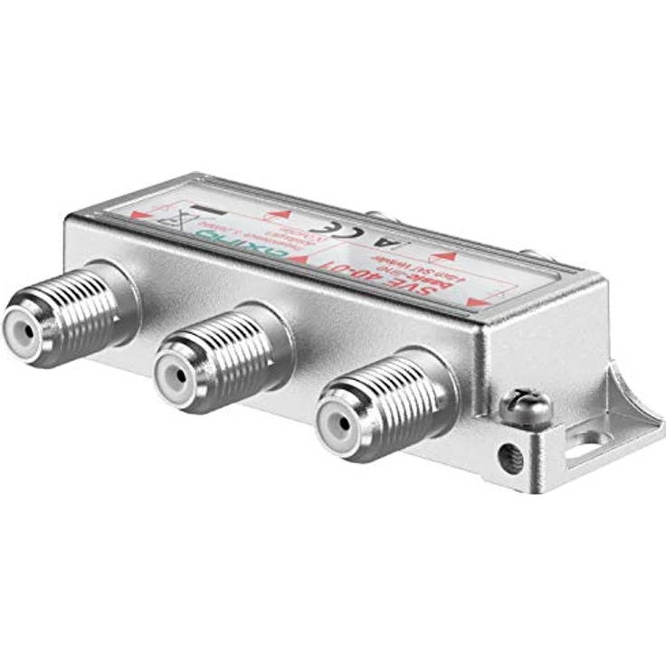 Axing SVE 40-01 4-Fach SAT-Verteiler Splitter mit DC-Durchgang für Satelliten-Anlagen Unicable DVB-T2 HD (5-2400 MHz) Class A - Preisvergleich – Bild 3