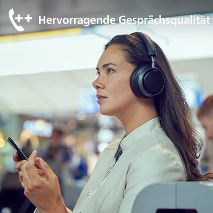 Fidelio L4 Noise Cancelling Over-Ear Wireless Bluetooth Kopfhörer - Hervorragende Gesprächsqualität, kompatibel mit Sprachassistenten und bis zu 50 Stunden Musikwiedergabezeit - Schwarz – Bild 4