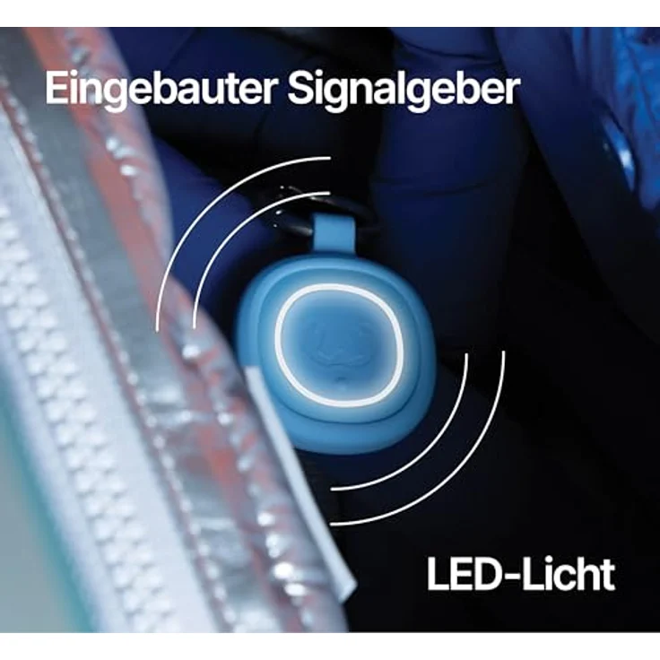 Fresh n Rebel Smart Finder 2, Schlüsselfinder mit IPX7 Schutz, LED-Anzeige, grau – Bild 7