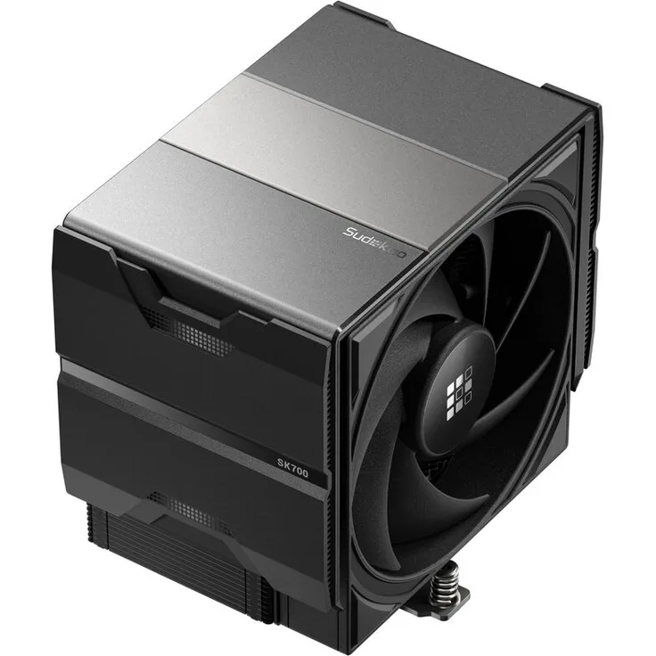 Sudokoo SK700 CPU-Kühler, 120mm PWM Lüfter, AM5 optimiert, schwarz