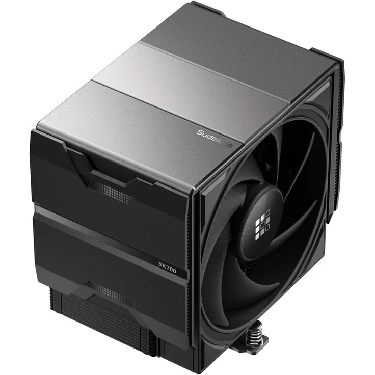Sudokoo SK700 CPU-Kühler, 120mm PWM Lüfter, AM5 optimiert, schwarz
