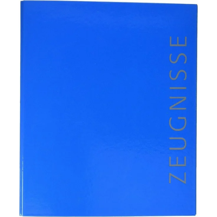 VELOFLEX Präsentationsordner Ringbuch 4-Ringe blau DIN A4, hochwertiger Ringmechanismus, Füllhöhe 16 mm – Bild 1