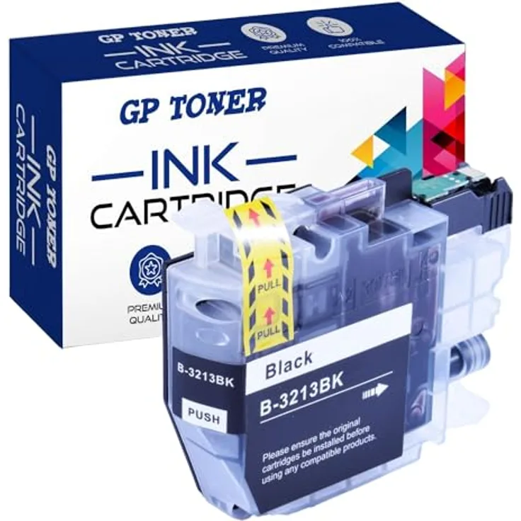 GP TONER LC3213 Druckerpatronen, Ersatz für Brother LC-3213/LC-3211, 400 Seiten, Schwarz