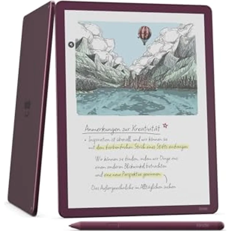 Amazon Kindle Scribe Colorsoft 64 GB, 11-Zoll E-Book-Reader mit Frontlicht und integriertem Notizbuch, Feige