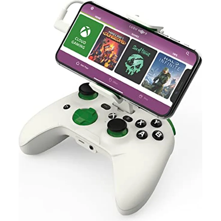 Rotor Riot RiotPWR ESL Pro, Gaming Controller für iOS mit Kopfhöreranschluss, weiss – Bild 1