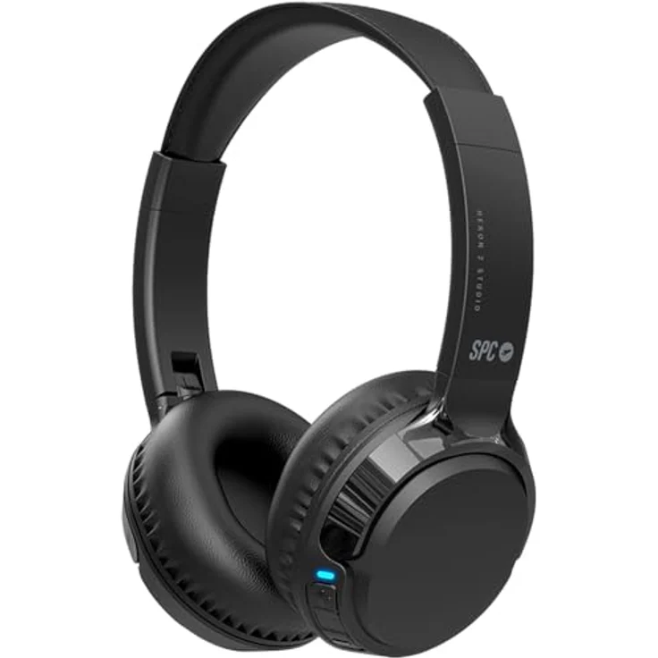 SPC Heron 2 Studio, Kabellose Over Ear Kopfhörer mit 50h Akkulaufzeit, Schwarz – Bild 1