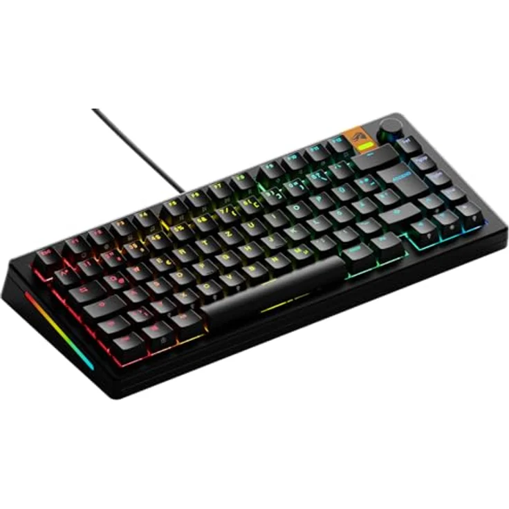 Glorious Gaming GMMK 3 HE: Hall-Effekt-Gaming-Tastatur, Rapid Trigger, 8k-Abrufrate, HE-Schalter, Hot-Swap, modulares Dichtungssystem, Doubleshot-PBT-Tastenkappen, Deutsche QWERTZ - Schwarz – Bild 1