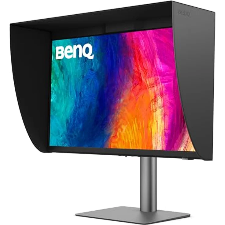BenQ PD2770U 27 Zoll 4K-Monitor, 99% Adobe RGB/DCI-P3, 100% Rec. 709, Hardwarekalibrierung, USB-C 96W, KVM, höhenverstellbar - für Grafik- und Videobearbeitung – Bild 2