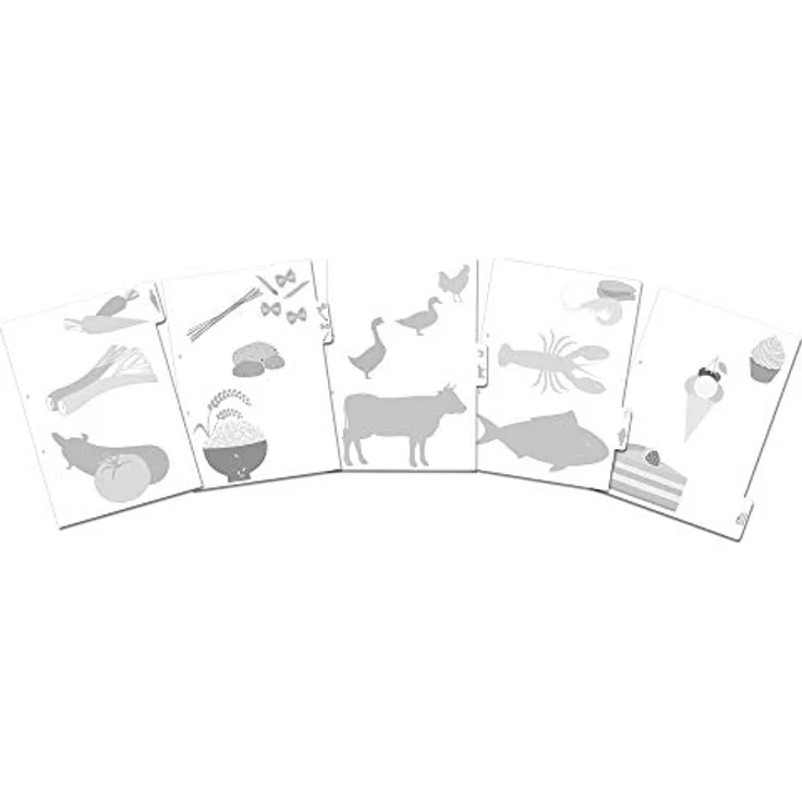 HERMA Rezeptordner A5, Stern der Küche, mattweiß, für Wandmontage, 200 cm (79) – Bild 6