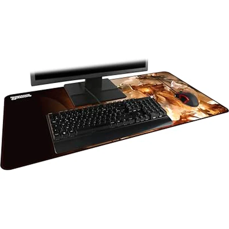 Konix Gaming-Mauspad XXL, Dungeons & Dragons The Rise of Tiamat, rutschfeste Unterlage 90 x 46 cm, langlebig und transportabel – Bild 2