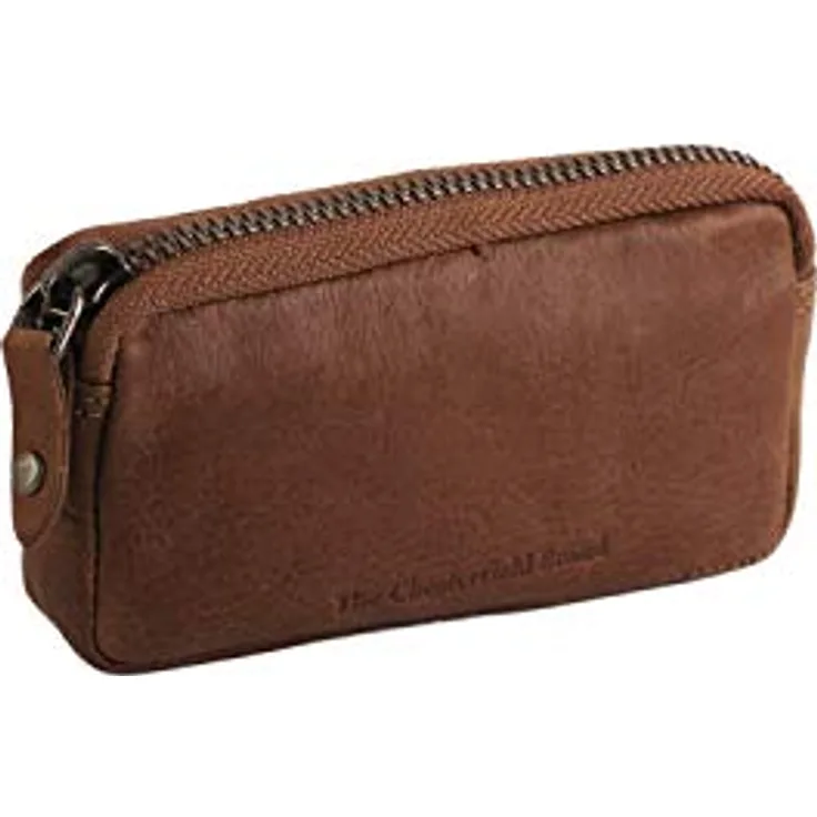 The Chesterfield Brand Leder Schlüsseletui Corey, Cognac, mit RFID-Blocker und zwei Schlüsselringen, 11,5 x 6 x 2 cm