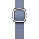 Apple Watch Band - Modernes Lederarmband - 41 mm - Lavendelblau - Large