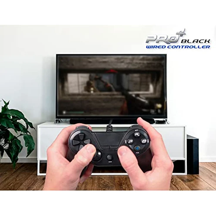 Subsonic Pro4 Wired Controller für Playstation 4 - PS4 Slim - PS4 Pro - Playstation 3 - PS3 Slim - schwarz – Bild 6
