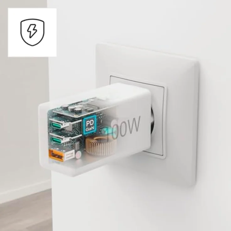 Hama USB-Schnellladegerät (100W, GaN Charger, Quick Charge 3.0, Power Delivery) – Bild 3