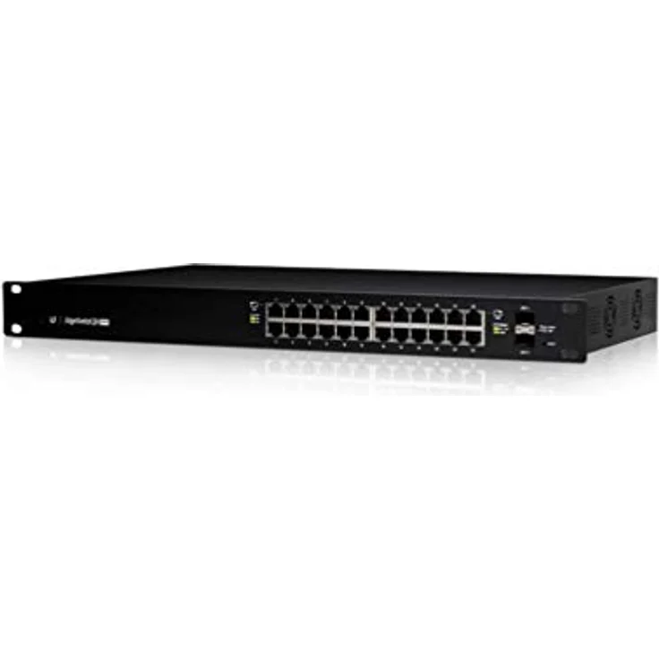 Ubiquiti EdgeSwitch 24 Rackmount Gigabit Managed Switch, 24x RJ-45, 2x SFP, 250W PoE+ (ES-24-250W) – Bild 2