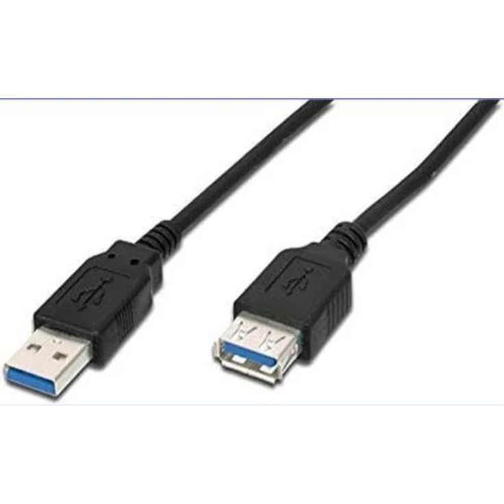Planet DIGITUS - USB-Verlängerungskabel - 9-polig USB Typ A (M) - 9-polig USB Typ A (W) - 3 m (USB 3.0) - geformt - Schwarz (AK-300203-030-S) – Bild 5
