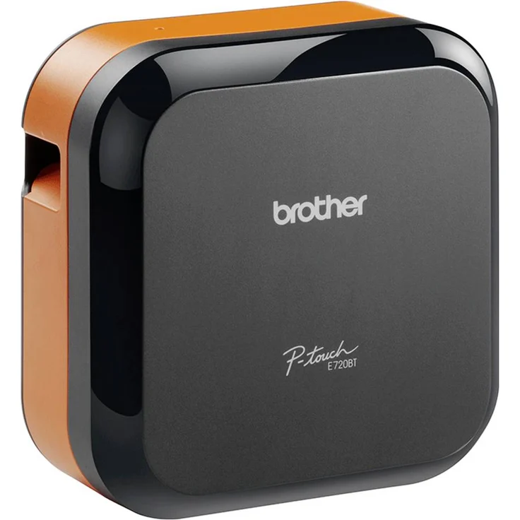 Brother PT-E720BT CUBE Pro, Etikettendrucker mit Bluetooth, 180 x 180 dpi, max. Etikettenbreite 24mm, tragbar und robust für industrielle Anwendungen