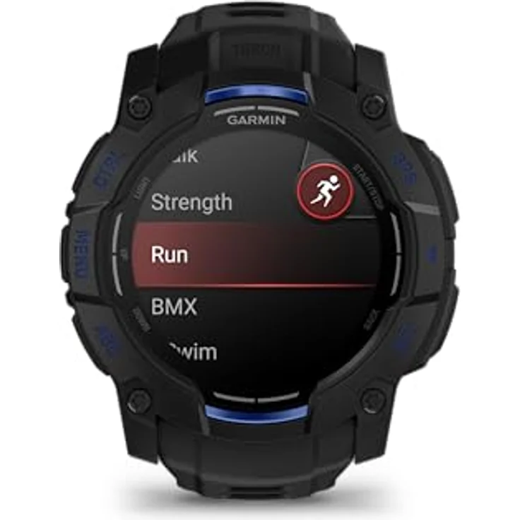Garmin Instinct 3 AMOLED (50 mm), Multisport-Smartwatch mit robustem Design, 24h-Herzfrequenzmessung und 10 ATM wasserdicht – Bild 2