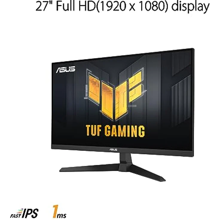 ASUS TUF Gaming VG279Q3A - 27 Zoll Full HD Monitor - Schwarz, 180 Hz, 1ms GtG, G-Sync, FreeSync Premium, ELMB, GameFast Input, Fast-IPS Panel – Bild 2