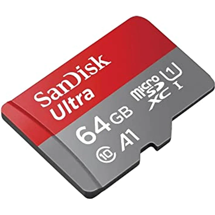 Sandisk Ultra microSDXC Speicherkarte (64 GB, Class 10) in grau/rot – Bild 3