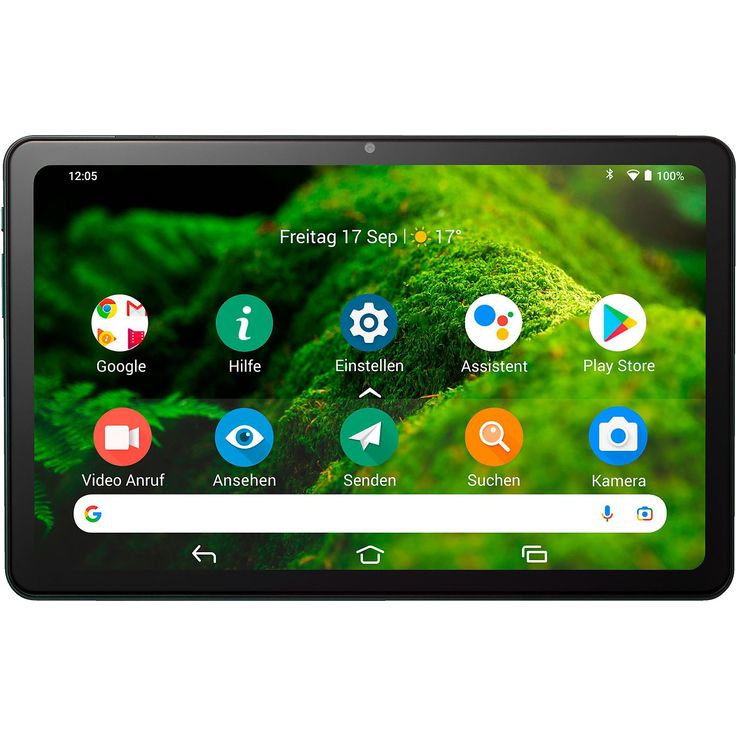 Doro Tablet, 10,4-Zoll-Display, Full HD Touchscreen, Seniorentablet mit 4 Lautsprechern, extragroße Symbole, Android 12, extra hell einstellbar, Forest – Bild 2