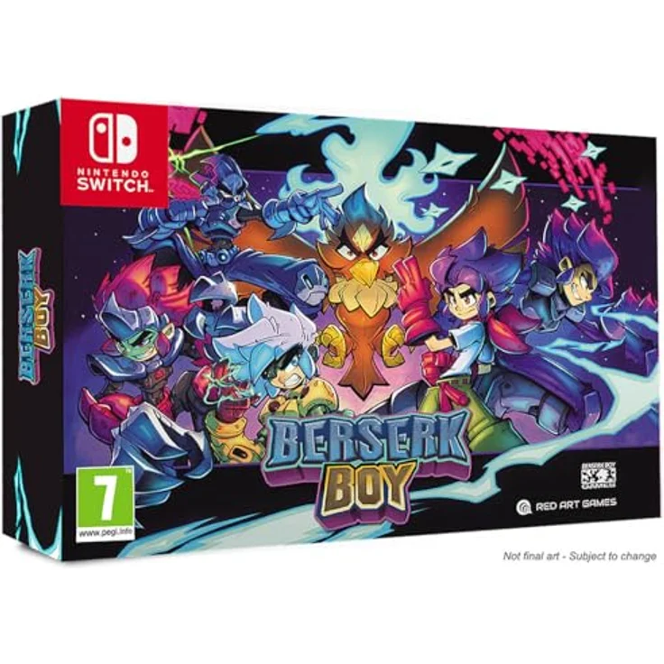 Red Art Games Berserk Boy Collector's Edition, Nintendo Switch Game mit Steelbook und doppelseitigem Collector Poster – Bild 1