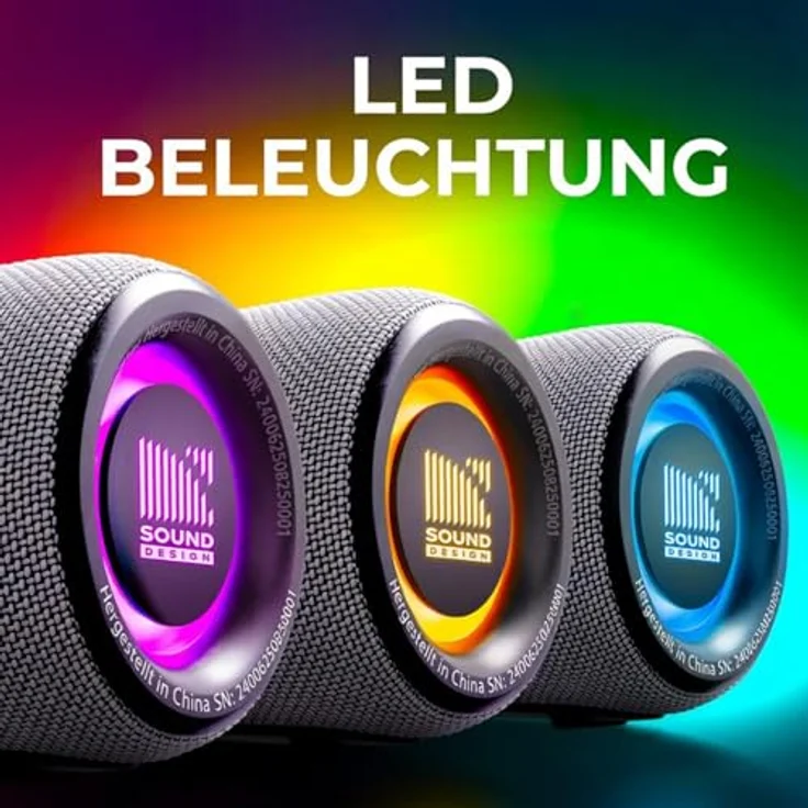 Defender Enjoy S850 Bluetooth-Lautsprecher 25 W, IP67, TWS, LED, AUX, MP3 – Bild 6
