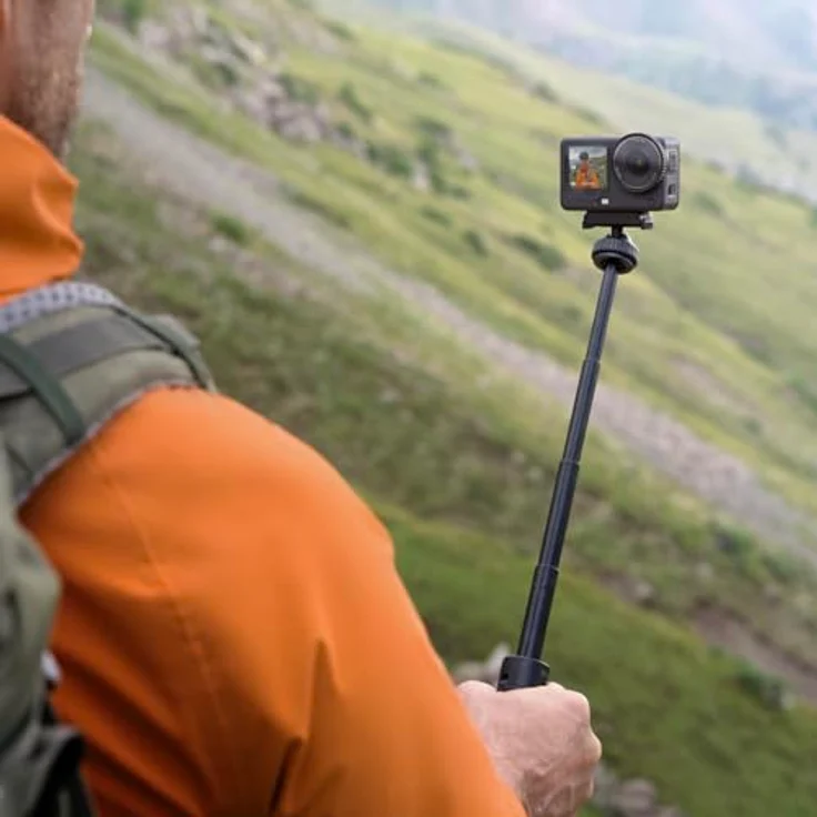 DJI Osmo Action - Dual-Direction Mini-Verlängerungsstab mit integriertem Stativ und Kugelgelenk, Schwarz – Bild 6