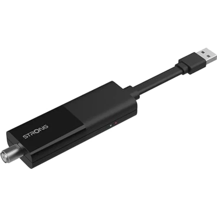 STRONG SRT 427, 2 IN 1 Smart TV Box mit Google TV, 4K UHD, integriertem WLAN und über 4.000 TV-Kanälen, Schwarz – Bild 3