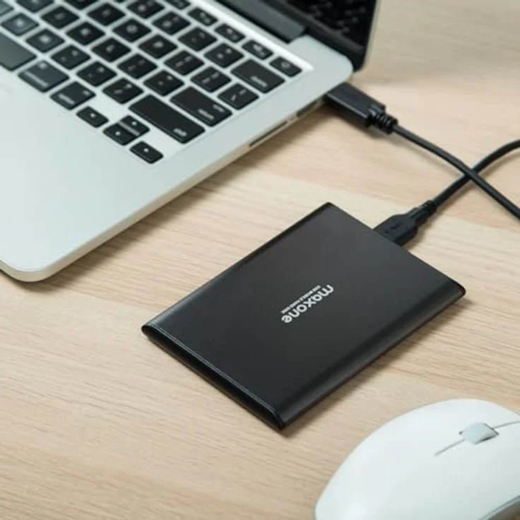 Maxone 6,3 cm /2.5 Zoll Tragbare externe Festplatte schwarz USB 3.0 (1TB, Charcoal) – Bild 4