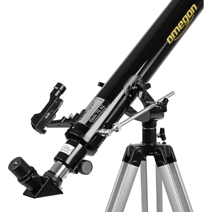 Omegon Teleskop AC 70/700 AZ-2 | Achromatischer Refraktor | ideales Einsteiger-Teleskop | für Mond & Naturbeobachtungen | Alu-Stativ – Bild 5
