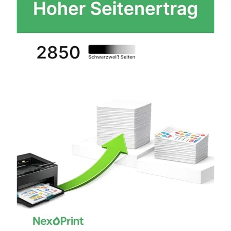 NexoPrint Toner kompatibel zu Kyocera TK-5230K schwarz, für ECOSYS M5521cdn M5521cdw P5021cdn P5021cdw, 2850 Seiten, brillante Druckqualität – Bild 3