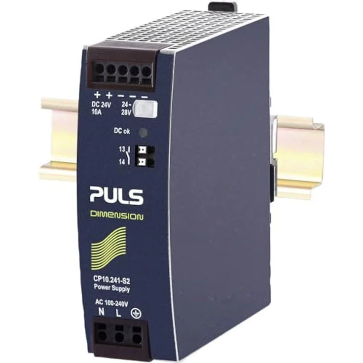 PULS CP10.241-S2 Hutschienen-Netzteil (DIN-Rail) 10 A, 240 W, AC 100-240V Eingang, 39mm Baubreite, 95,2% Wirkungsgrad – Bild 1