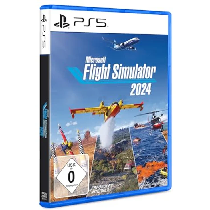 Microsoft Flight Simulator 2024 Standard Edition, PS5-Spiel mit dynamisch generierten Missionen und realistischem Flugerlebnis – Bild 1