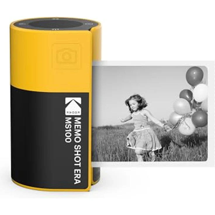 KODAK Cam Shot Mini 1 ERA, Sofortbildkamera in Gelb mit langlebigem Design und flexibler Gestaltung – Bild 1