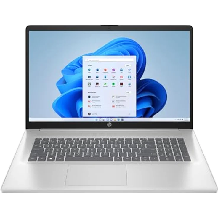 HP 17,3 Zoll Notebook 17-cp3574ng, AMD Ryzen 7 7730U, 1000 GB SSD, 16 GB RAM, DE, Silber – Bild 2