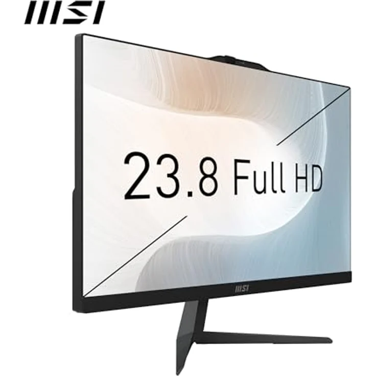 MSI Modern AM242 12M-1244IT AIO Desktop, 23.8" FHD IPS, Intel Core i5-1235U, 8GB RAM, 512GB SSD, integrierte Webcam, inkl. Tastatur und Maus, Windows – Bild 2
