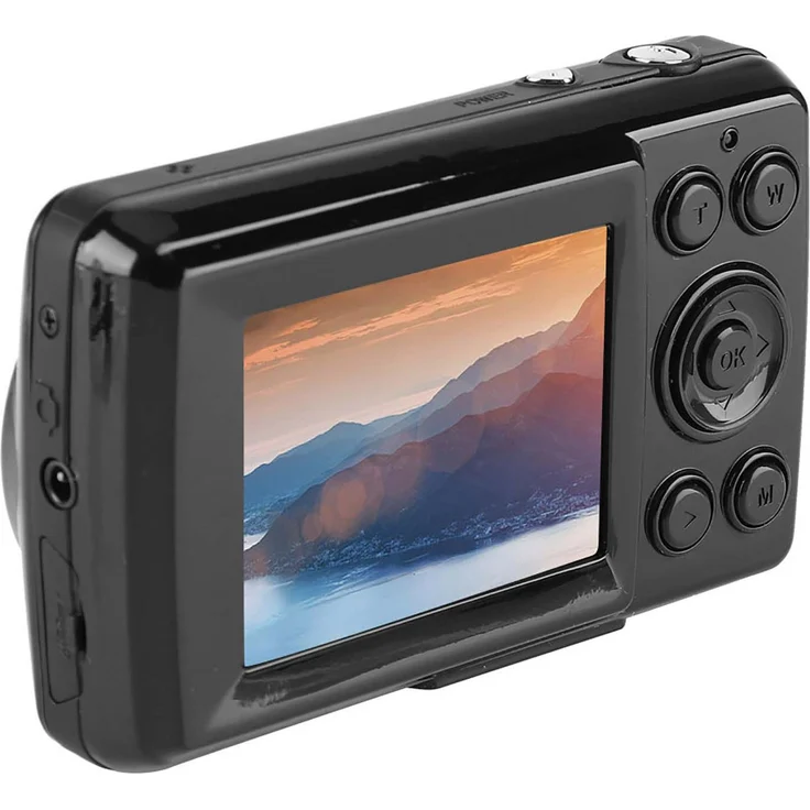 Lixada Mini-Outdoor-Kamera 5 MP, 720P, 30 FPS, 4-fach Zoom, HD-Digitalvideo, Camcorder in Schwarz