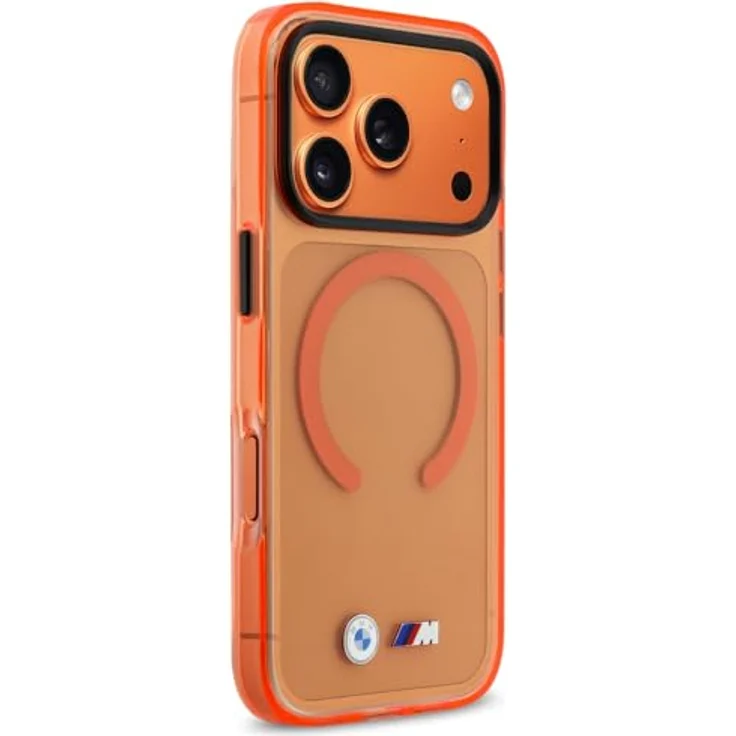 CG MOBILE BMW M IML Metalllogos MagSafe Hülle für iPhone 17 Pro Max, PC / TPU, orange – Bild 4