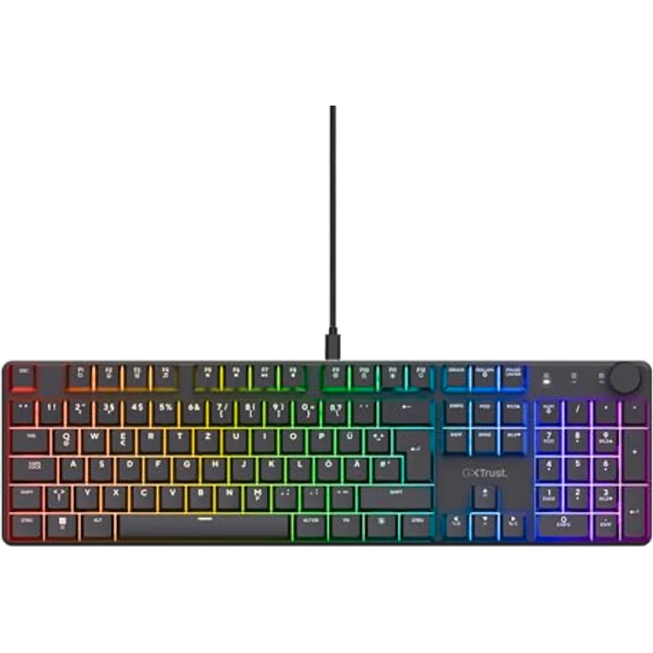 Trust GXT866 TORIX MECHANICAL (DE, Kabelgebunden), Tastatur, Schwarz, KEYBOARD DE – Bild 2