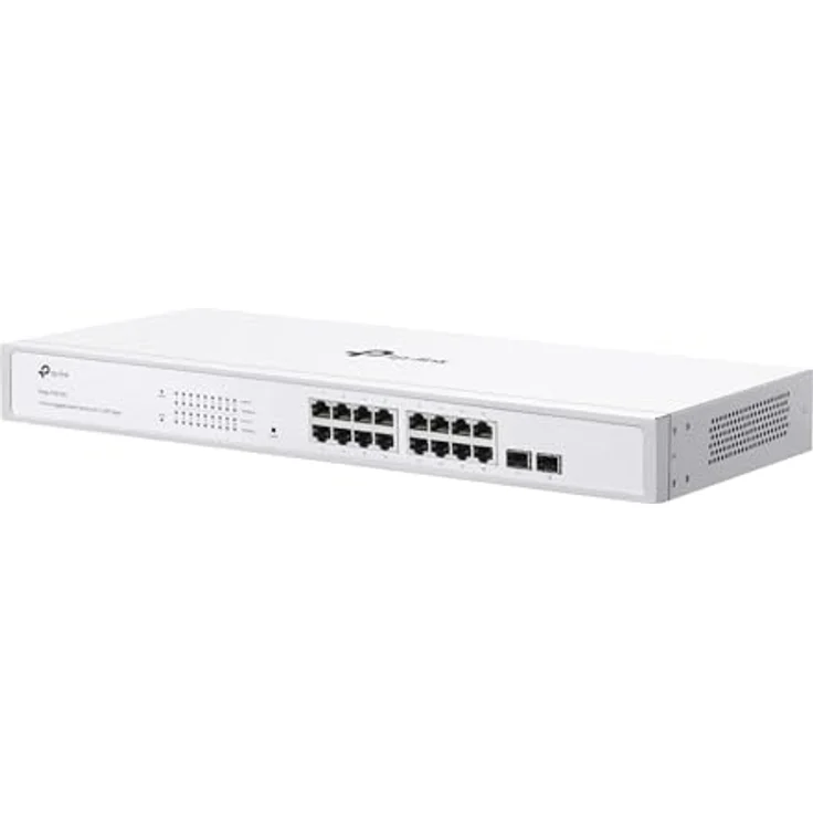 TP-Link Festa FS318G 16-Port Gigabit Switch mit 2 SFP-Steckplätzen, Kostenlose Cloud-Verwaltung, Static Routing, VLAN, ACL, IGMP Snooping, Lüfterloses Design – Bild 3