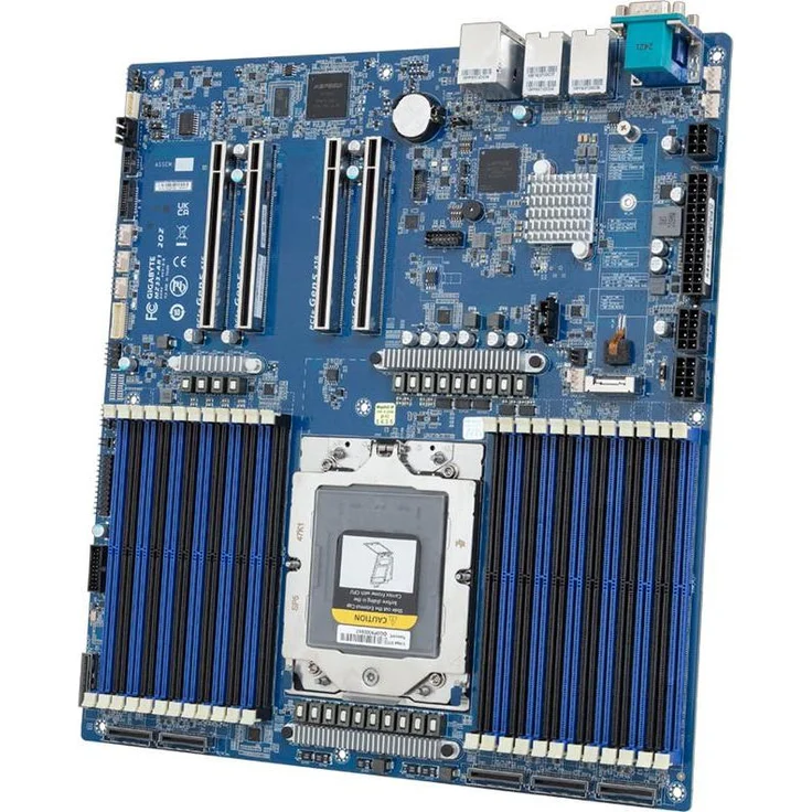 Gigabyte MZ33-AR1 Rev. 3 E-ATX Mainboard, Sockel SP5 Single, ideal für Hochleistungs-Setups