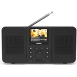 Hama DIR10, Bluetooth DAB/DAB+/FM Radio, Schwarz, mit Internetradio und App-Kompatibilität