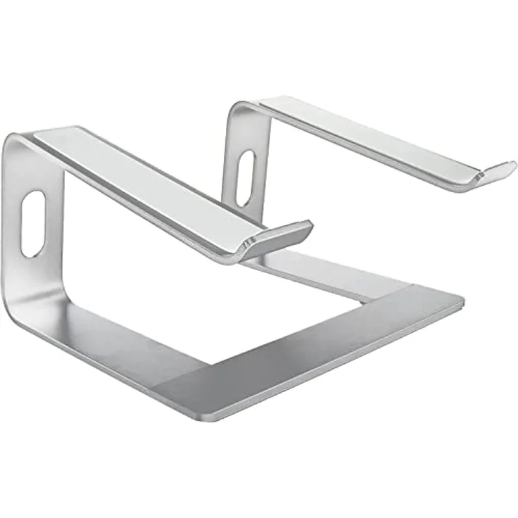 honju Laptop-Ständer für ergonomisches Arbeiten [Laptop-Erhöhung für Schreibtisch, Laptop-Stand aus stabilem Aluminium, Notebook-Ständer/MacBook Stand] Silber - Preisvergleich