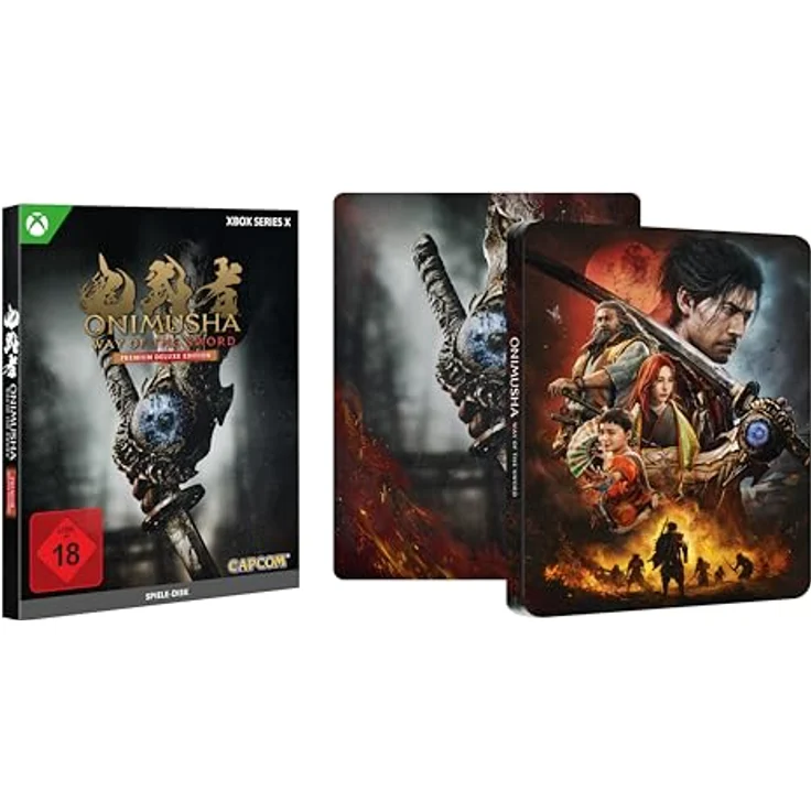 Capcom Onimusha Way of the Sword Premium Deluxe Edition Steelbook - Xbox Series X, historische Action-Adventure mit Oni-Handschuh und übernatürlichen Kämpfen in Kyoto – Bild 4