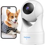 Owltron überwachungskamera innen, kamera überwachung innen mit Bewegungserkennung, 360 Grad indoor wlan kamera,Babyphone mit app für hundekamera/haustierkamera, Zwei-Wege-Audio